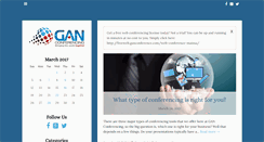 Desktop Screenshot of blog.ganconference.com